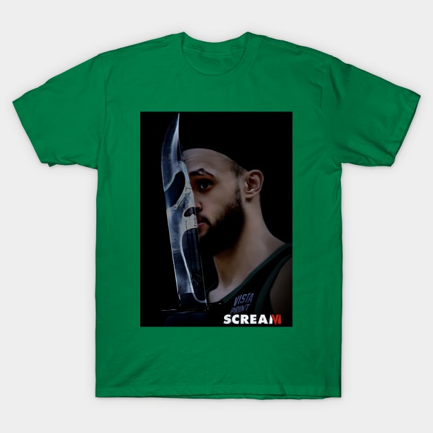 Derrick White Scream T-Shirt by YungBick